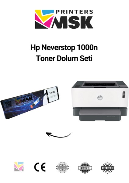 Hp Neverstop 1000N Toner Dolum Seti modelleri