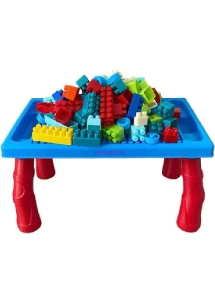Eğitici Blok Aktivite Masa Seti Inşa Blokları LEGO Mavi fiyatları
