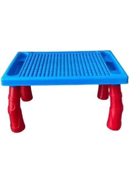 Eğitici Blok Aktivite Masa Seti Inşa Blokları LEGO Mavi modelleri