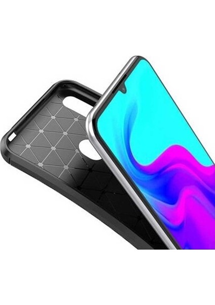 Huawei Y6S 2019 Uyumlu Karbon Desenli Negro Silikon Kılıf fiyatları