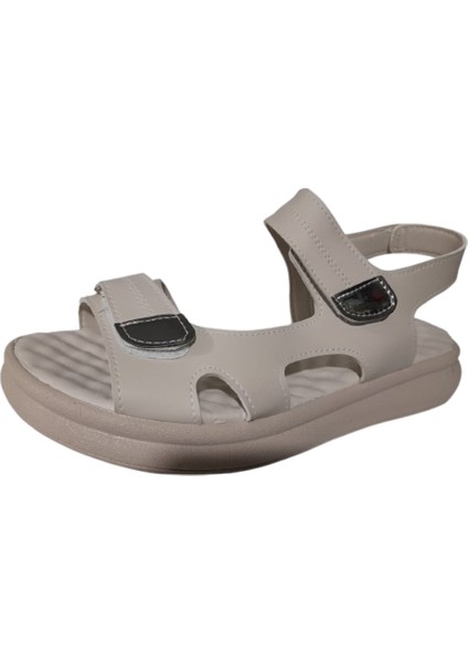 Rahat Cırtlı Alçak Düz Taban Yazlık Kadın Sandalet fiyatları