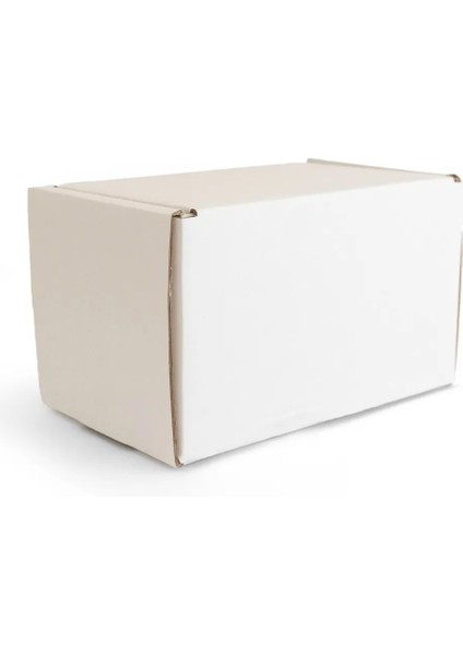 E-Ticaret Kutuları 25X15X15 cm (25 Adet) (Beyaz)