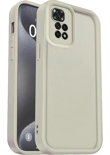 Xiaomi Redmi 10 2022 Kılıf Viera Silikon - Krem Nrmsa