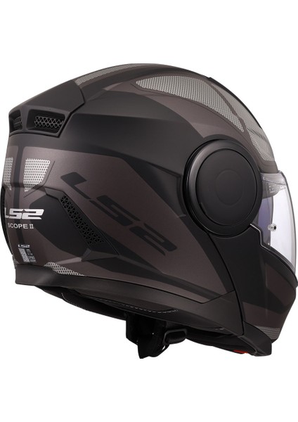 Scope 2 Axıs Mat Siyah-Tıtanıum Kask