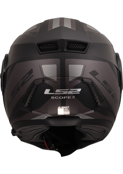 Scope 2 Axıs Mat Siyah-Tıtanıum Kask