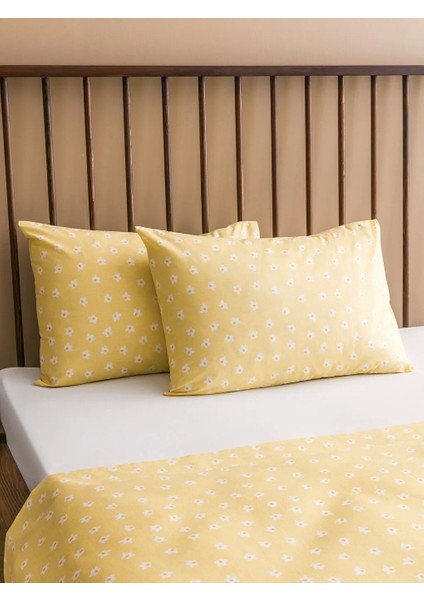 Lcw Home Karişik Çiçek Baskılı Pamuklu Çift Kişilik Pike Seti 200 x 220/50 x 70 cm