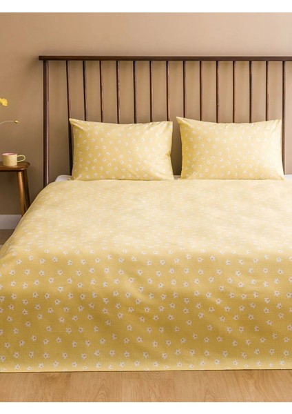Lcw Home Karişik Çiçek Baskılı Pamuklu Çift Kişilik Pike Seti 200 x 220/50 x 70 cm