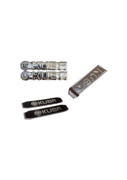 Cg Çita Kuba Nikel Set Far Kaşı + Depo Yazısı + Damla Sticker Yan Kapak Yazısı Srn3