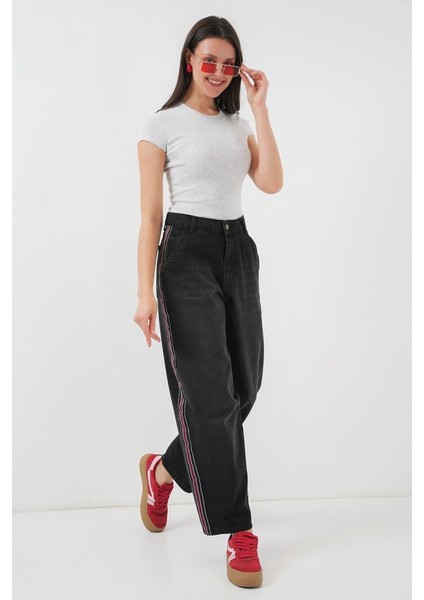 Baggy Kot Pantolon 6700 - Siyah