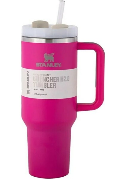 Quencher Pipetli Termos Bardak 1.18 Lt Pink Dust
