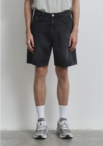 Houston Street Antrasit Jean Şort 0410672-89813 fırsatları