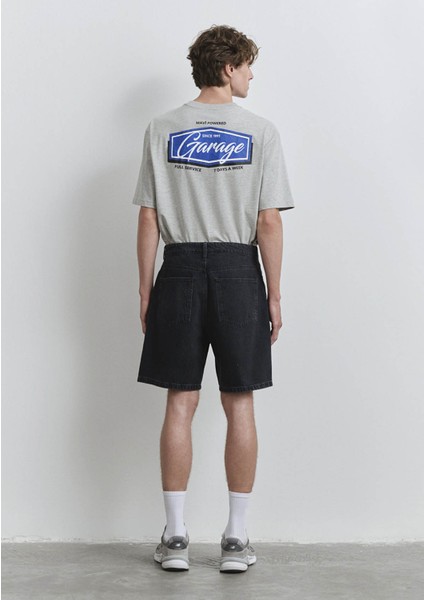 Houston Street Antrasit Jean Şort 0410672-89813 indirimleri