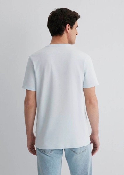 Slim Mavi Erkek T-Shirt M0610360-89288 fırsatları