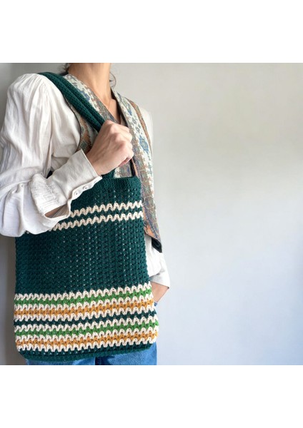 Dokunstore,çanta,kadın Çanta,kadın Omuz Çantası, Handmade Çanta, Tasarım Çanta, Günlük Çanta,el Örgüsü Çanta, Çiçekli Çanta, Motifli Çanta