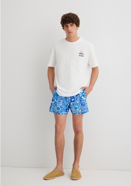 Mavi Kısa Deniz Şortu 0911896-24367 fırsatları