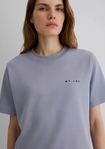 Mv Baskılı Mor Kadın T-Shirt M1613148-81919 modelleri