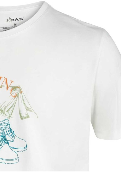 Alex Baskılı Erkek Sıfır Yaka T-Shirt 020