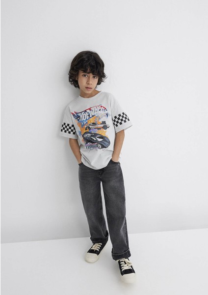 Hot Wheels Baskılı Gri Tişört 6610303-80618 modelleri