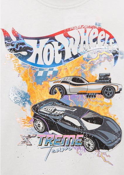 Hot Wheels Baskılı Gri Tişört 6610303-80618 fırsatları