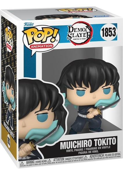 Pop! Demon Slayer Muichiro 1/6 Rare Chase, Vinil Figür, Lisanslı