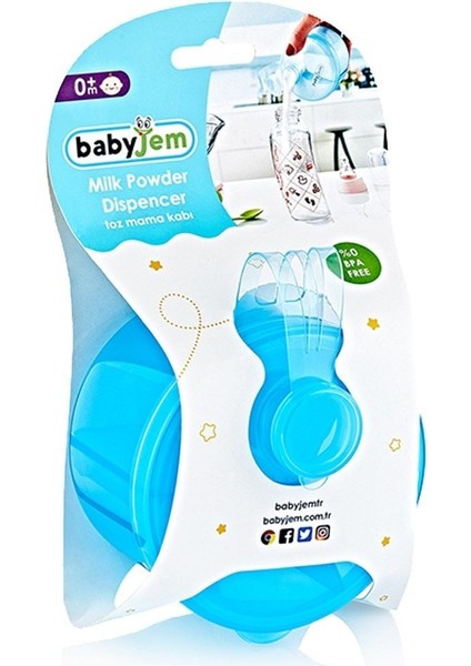 Babyjem Toz Mama Kabı 496 Mavi modelleri