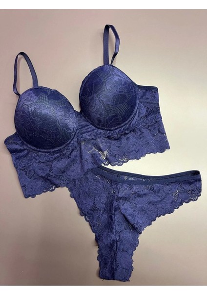 Dantelli Bralet Sütyen Takım