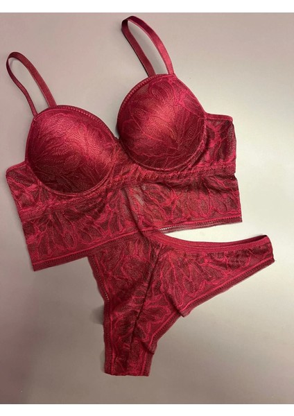 Dantelli Bralet Sütyen Takım