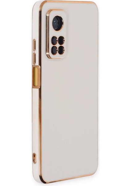 Xiaomi Mi 10T/MI 10T Pro Kılıf Kenar Detaylı Yumuşak Parlak Silikon