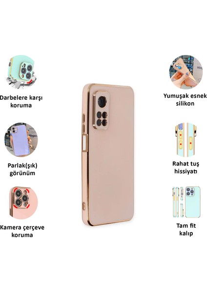 Xiaomi Mi 10T/MI 10T Pro Kılıf Kenar Detaylı Yumuşak Parlak Silikon fiyatları