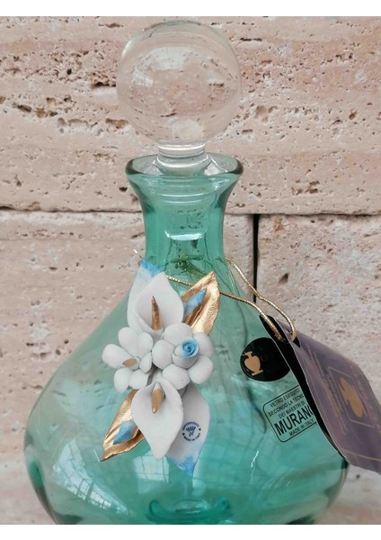 White Crystal Murano Karaf