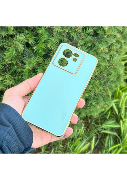 Xiaomi 13T/13T Pro Kılıf Kenar Detaylı Yumuşak Parlak Silikon