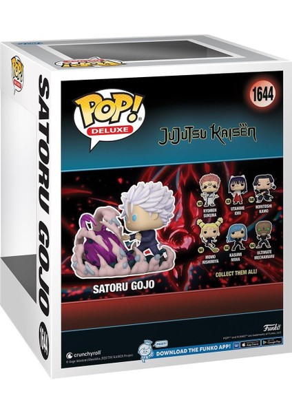 Pop! Deluxe: Jujutsu Kaisen, Satoru Gojo (Ht: Mor) Vinil Koleksiyon Figürü
