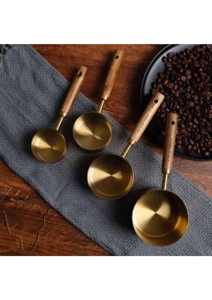 Rustik 4'lü Ölçü Kaşığı (15, 60, 80, 125 Ml)