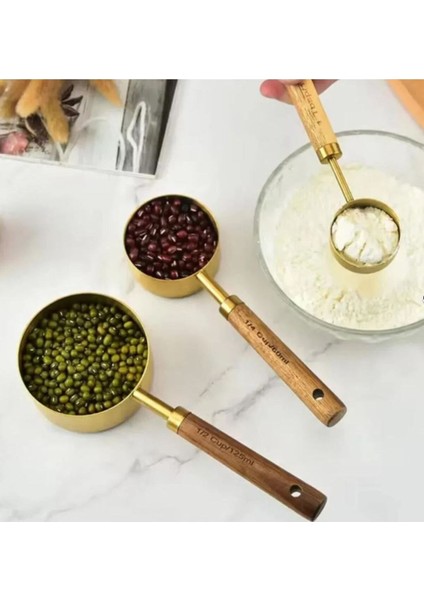 Rustik 4'lü Ölçü Kaşığı (15, 60, 80, 125 Ml) modelleri
