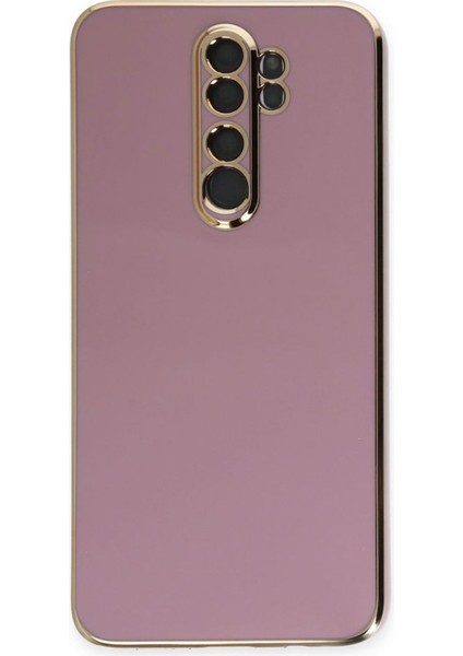Xiaomi Redmi Note 8 Pro Kılıf Kenar Detaylı Yumuşak Parlak Silikon