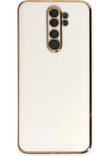 Xiaomi Redmi Note 8 Pro Kılıf Kenar Detaylı Yumuşak Parlak Silikon