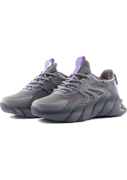 25-Care Lila Bağlı Memory Foam Taban Kadın Sneaker Spor Ayakkabı