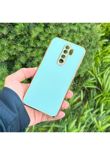 Xiaomi Redmi Note 8 Pro Kılıf Kenar Detaylı Yumuşak Parlak Silikon