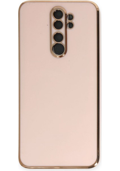 Xiaomi Redmi Note 8 Pro Kılıf Kenar Detaylı Yumuşak Parlak Silikon