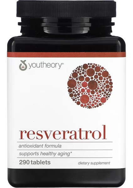 Resveratrol Advanced Antioxidant Formula - Premium Super-Fruit Blend 290 Tablets