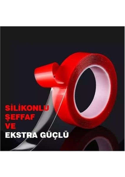 Akrilik Çift Taraflı Bant (Adet Seçenekli)