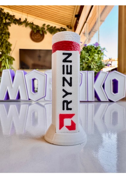 Ryzen Tasarım Yükseklik Ayarlı Ekran Kartı Destek Aparatı,ekran Kartı Tutucu Ryzen Beyaz