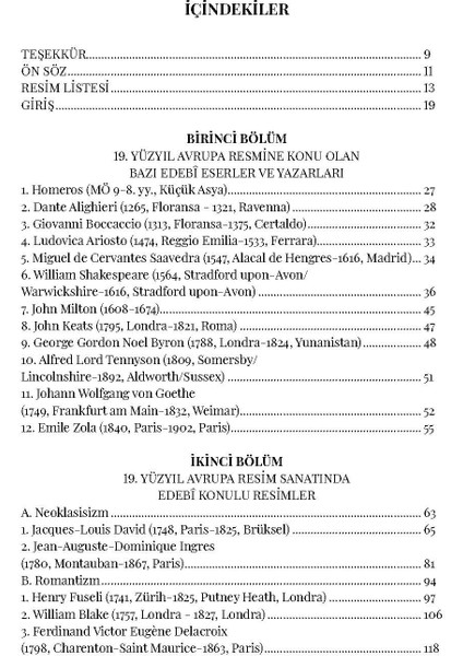 19. Yüzyıl Avrupa Resim Sanatında Edebi Konulu Resimler indirimleri