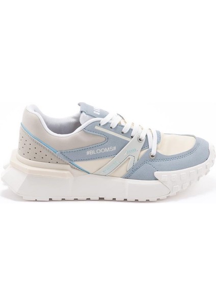 25-Mild Beyaz Bağlı Memory Foam Taban Sneaker Kadın Spor Ayakkabı