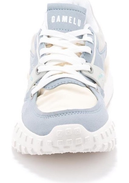 25-Mild Beyaz Bağlı Memory Foam Taban Sneaker Kadın Spor Ayakkabı