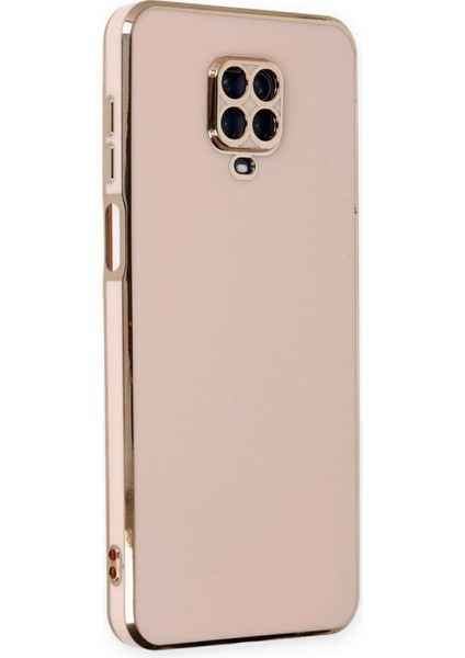 Xiaomi Redmi Note 9 Pro Kılıf Kenar Detaylı Yumuşak Parlak Silikon
