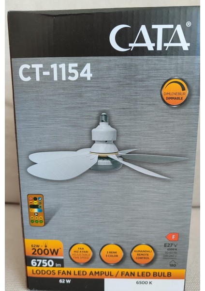 CT-1154 200W Lodos Fanlı LED Ampül fırsatları