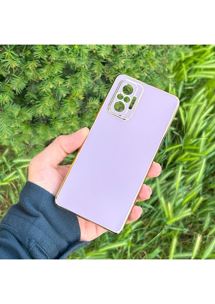 Xiaomi Redmi Note 10 Pro Kılıf Kenar Detaylı Yumuşak Parlak Silikon