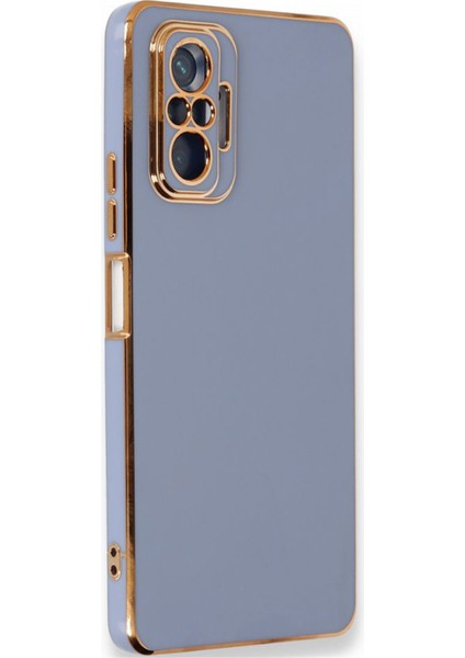 Xiaomi Redmi Note 10 Pro Kılıf Kenar Detaylı Yumuşak Parlak Silikon