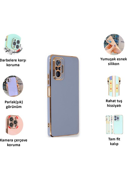 Xiaomi Redmi Note 10 Pro Kılıf Kenar Detaylı Yumuşak Parlak Silikon fiyatları